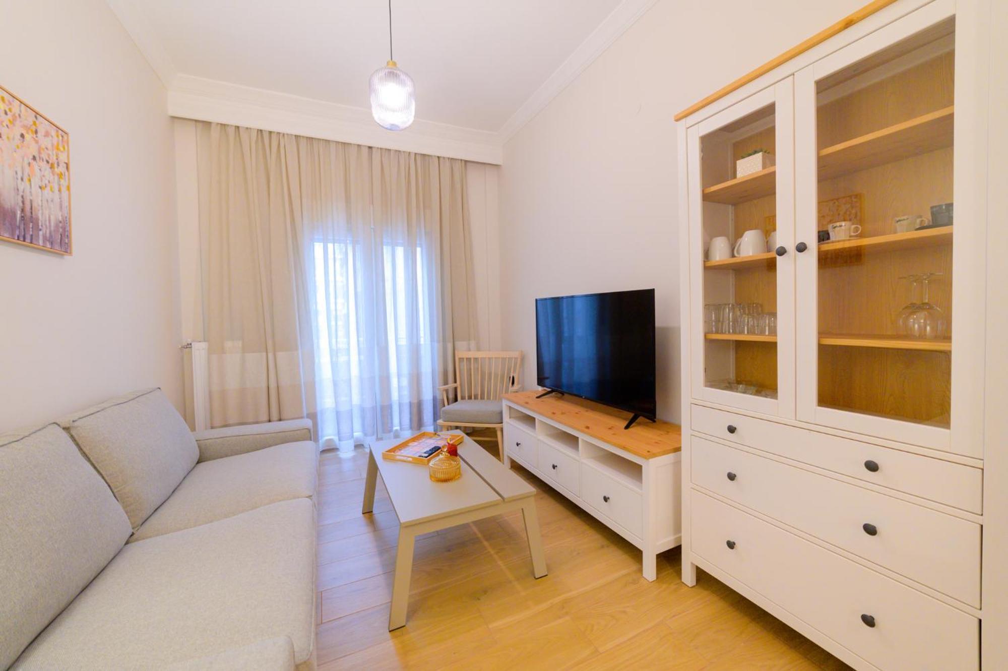 New Modern 2Nd Floor Apartment Солун Екстериор снимка