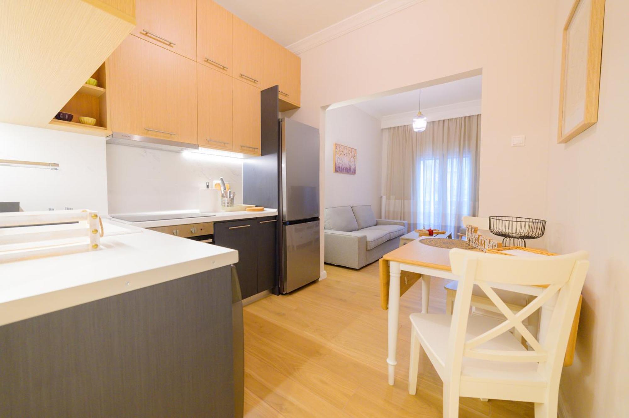 New Modern 2Nd Floor Apartment Солун Екстериор снимка